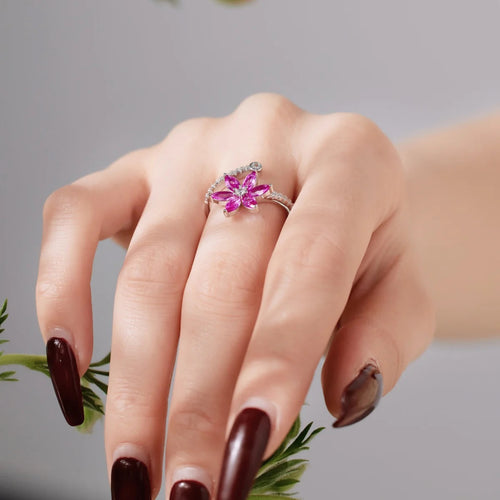 Fiore Ring Silber