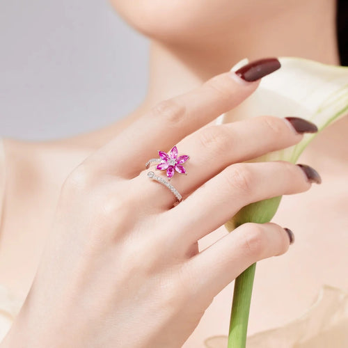 Fiore Ring Silber