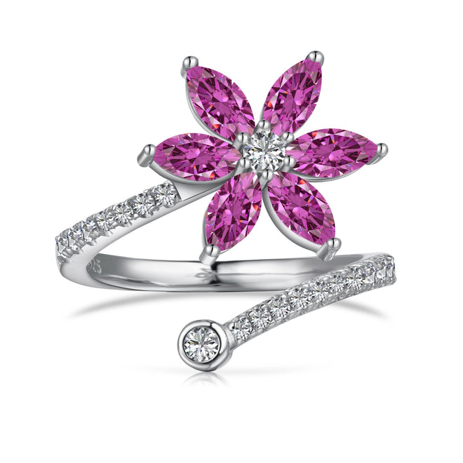 Fiore Ring Silber