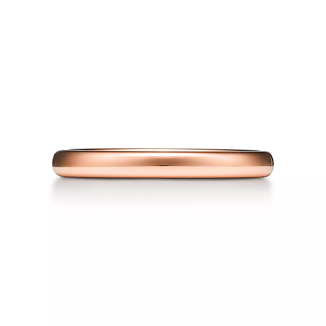 Clean Ehering 14K Roségold, 2,5mm