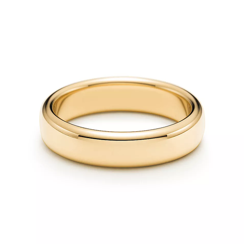 Clean Ehering 14K Gelbgold, 4,0mm