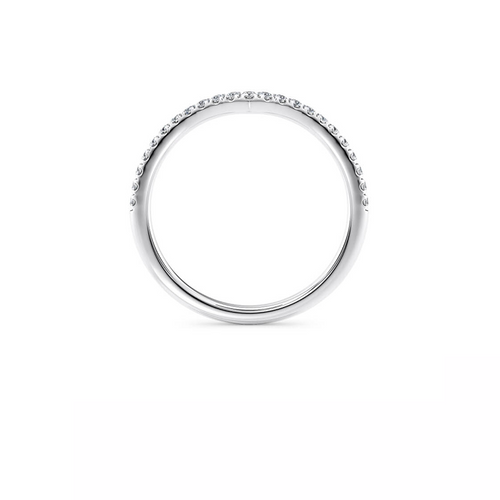 D Diamonds Ehering 14K Weissgold