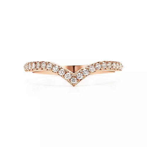 V Ehering 14K Roségold, 2,0mm